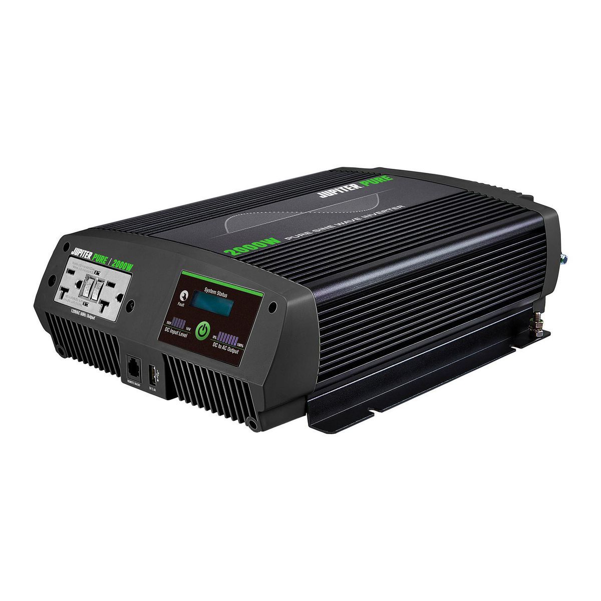 2000 Watt Continuous 4000 Watt Peak Pure Sine Wave Power Inverter W1823