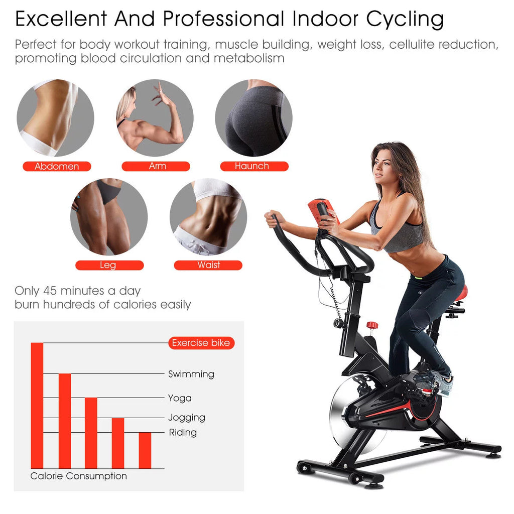 Indoor Cycling Bike Exercise Trainer V1627