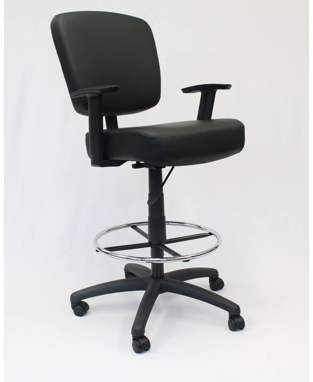 Black Oversized Drafting Stool I727