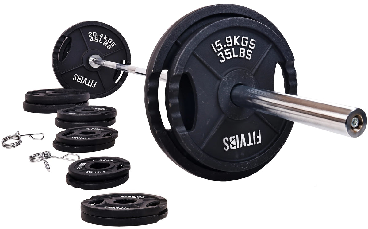 Cast Iron Olympic Weight Set 300-Pound C5060