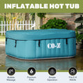4 Person Inflatable Hot Tub Pool with Massage Jets G744179
