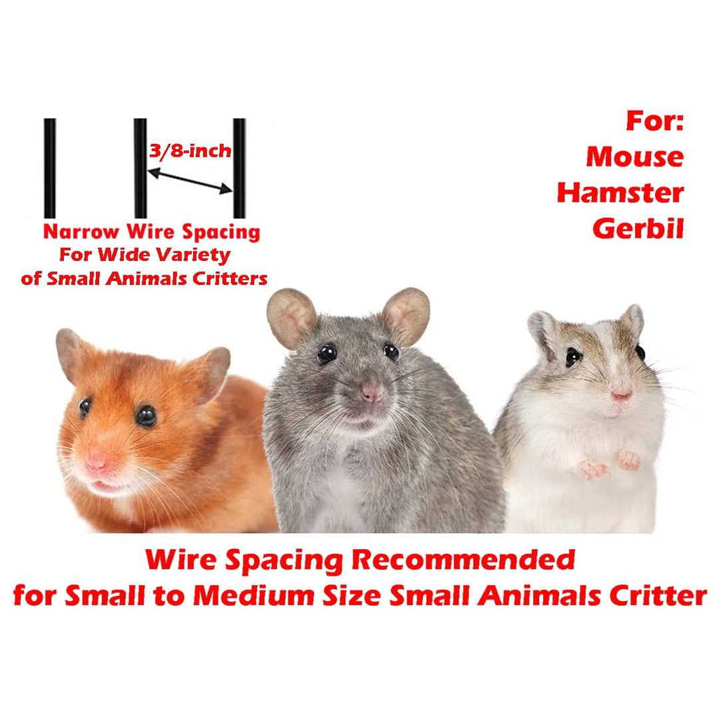 3-Story Animal Habitat Cage with 3/8-Inch Wire C55722