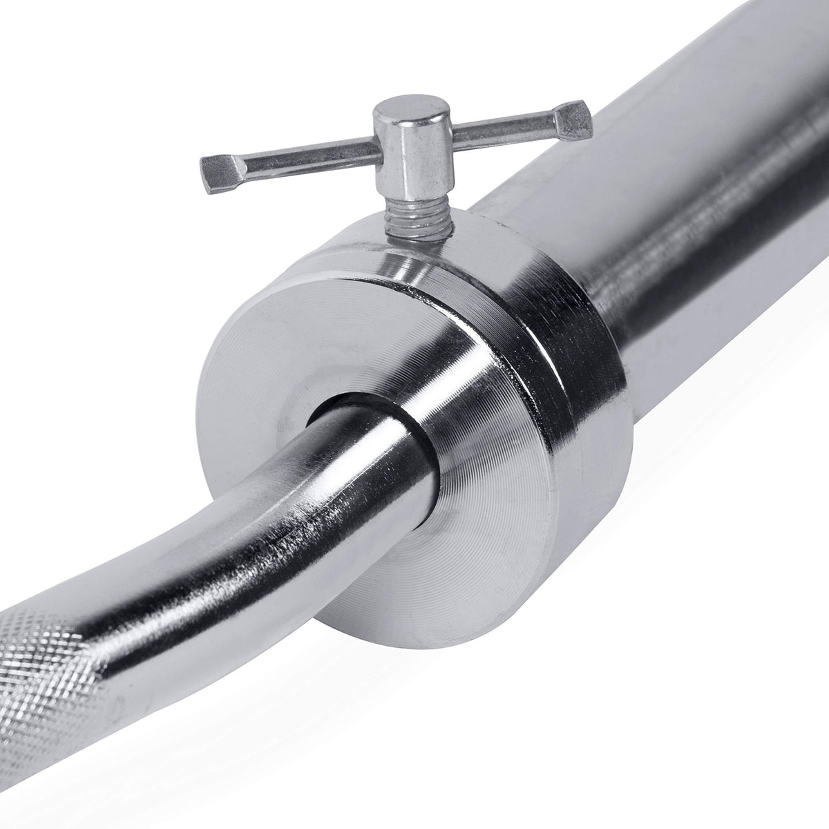 Chrome Olympic Super Curl Bar Z9130