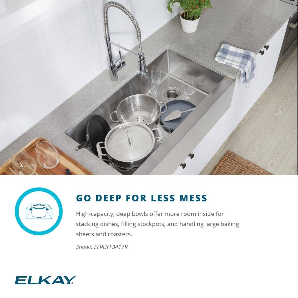 Farmhouse Double Basin Stainless Steel Kitchen Sink X362989