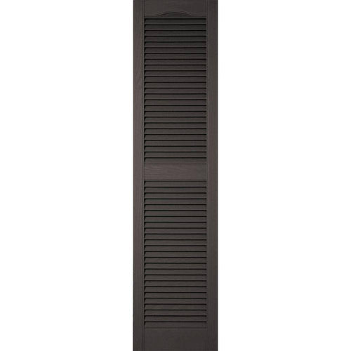 12 inch x 56 inch Vinyl Open Louver Shutters E646