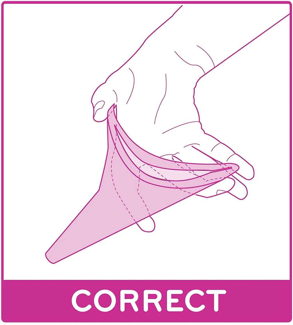 Pink Silicone Female Urination Device B412