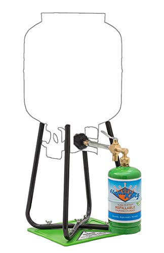 20 lb Steel Propane Tank Cylinder and 2-Pack Refillable 1LB Propane Cylinders P643917