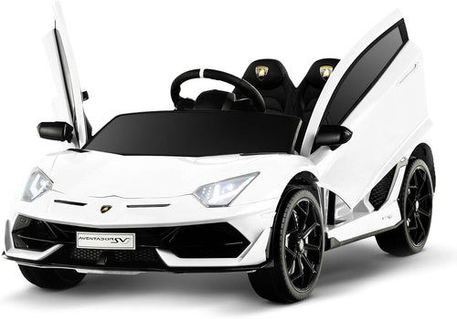 12V Kids Electric Ride On Car with Remote Control, White U286661