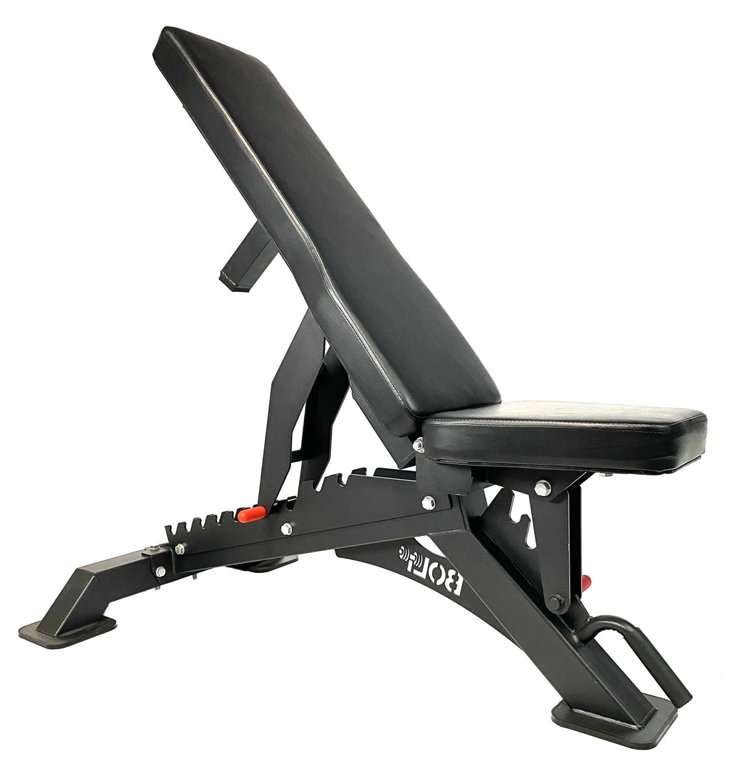 Adjustable 10 Incline Weight Bench Heavy Duty Steel X68825