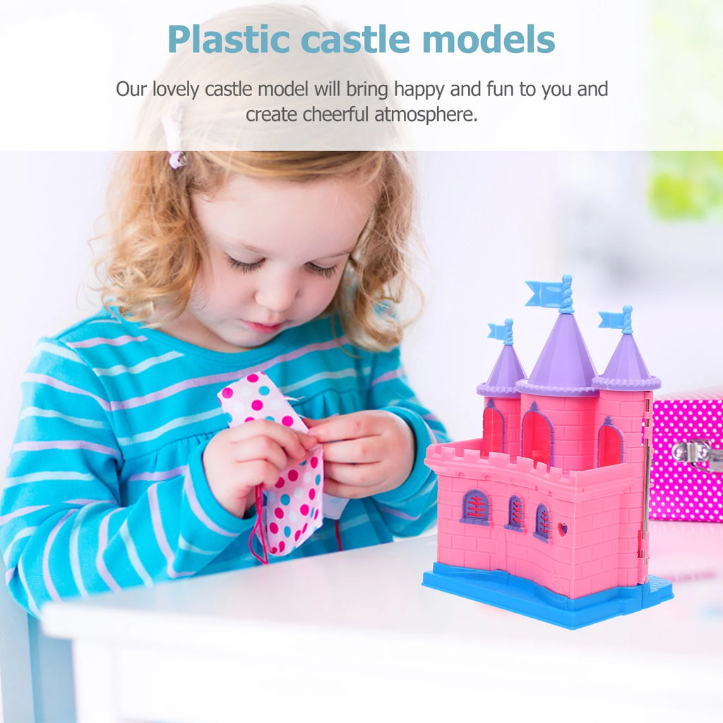 Luxury Plastic Dollhouse Castle Kit 2 Pcs F184972