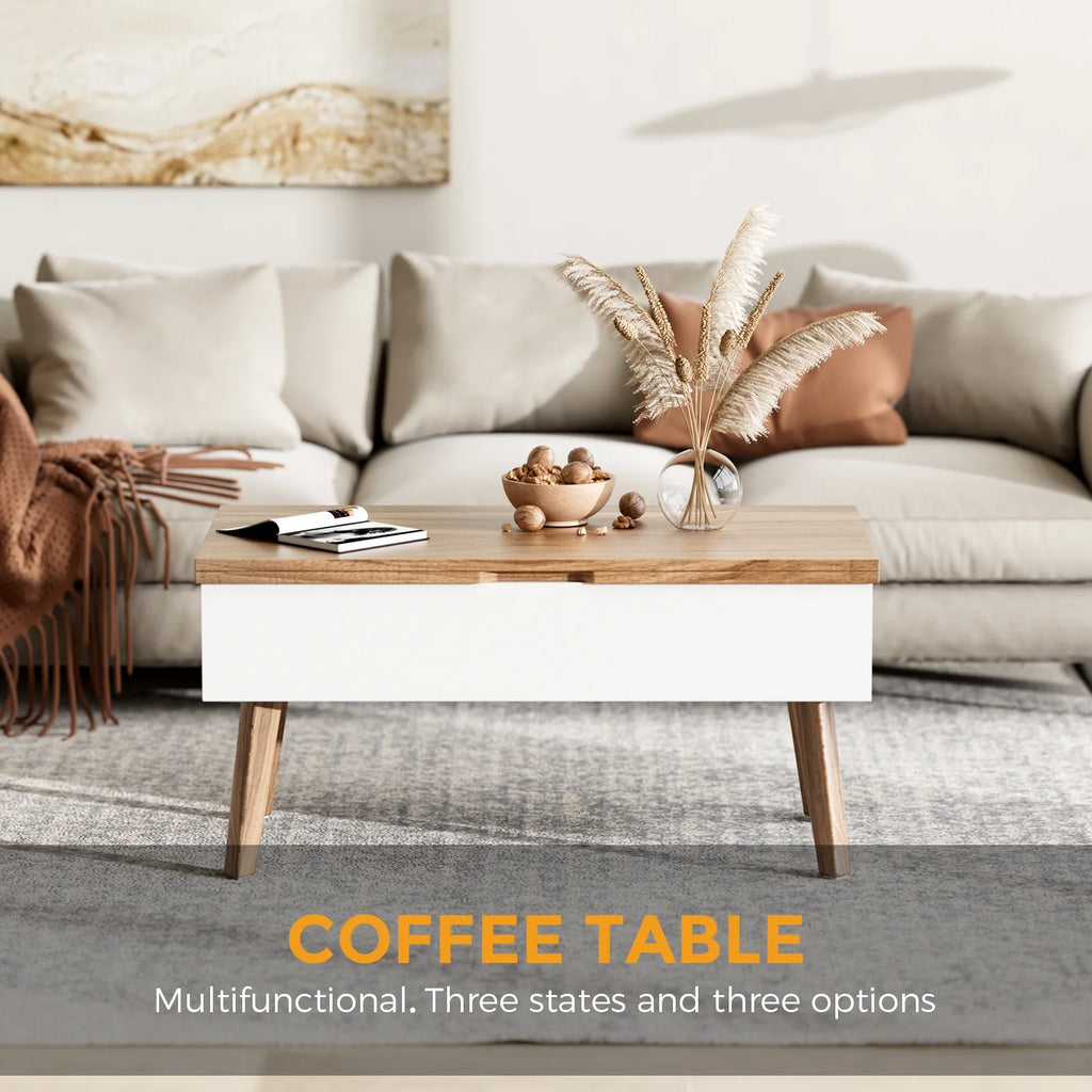 3 in 1 Lift Top Coffee Table with Storage Q7340