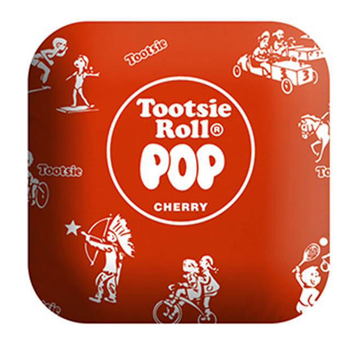 Red Tootsie Roll Pop Candy Pillow K4258