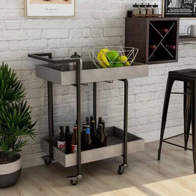 Gray Bar Cart X507119