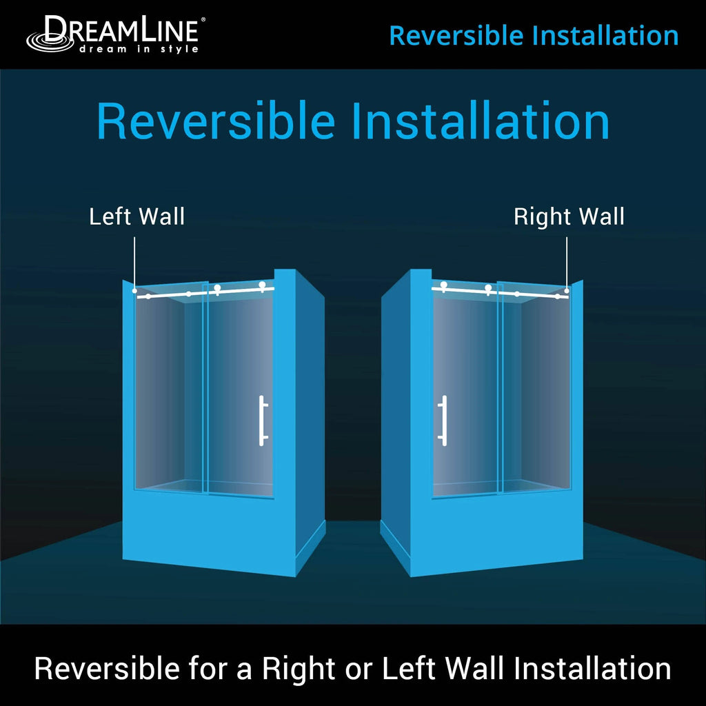 Fully Frameless Sliding Tub Door M767368