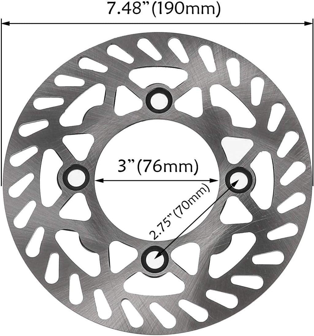 Rear 90/100-14 Wheel Tire & Rim Inner Tube with 15mm Bearing & Brake Disc Rotor & 428 41T Sprocket & Hydraulic Disc Brake Caliper Master Cylinder & Rim Axle Set T639