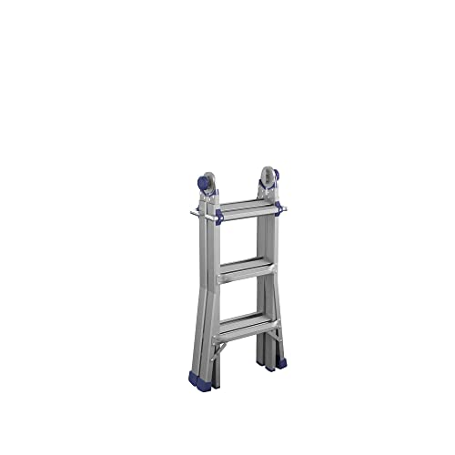 18 ft Reach Height Aluminum Multi-Position Ladder, 300 lb. Load Capacity Type IA Duty Rating X559