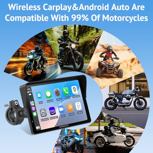 7" Waterproof Smart GPS Navigation System Screen with CarPlay and Android Auto E23969