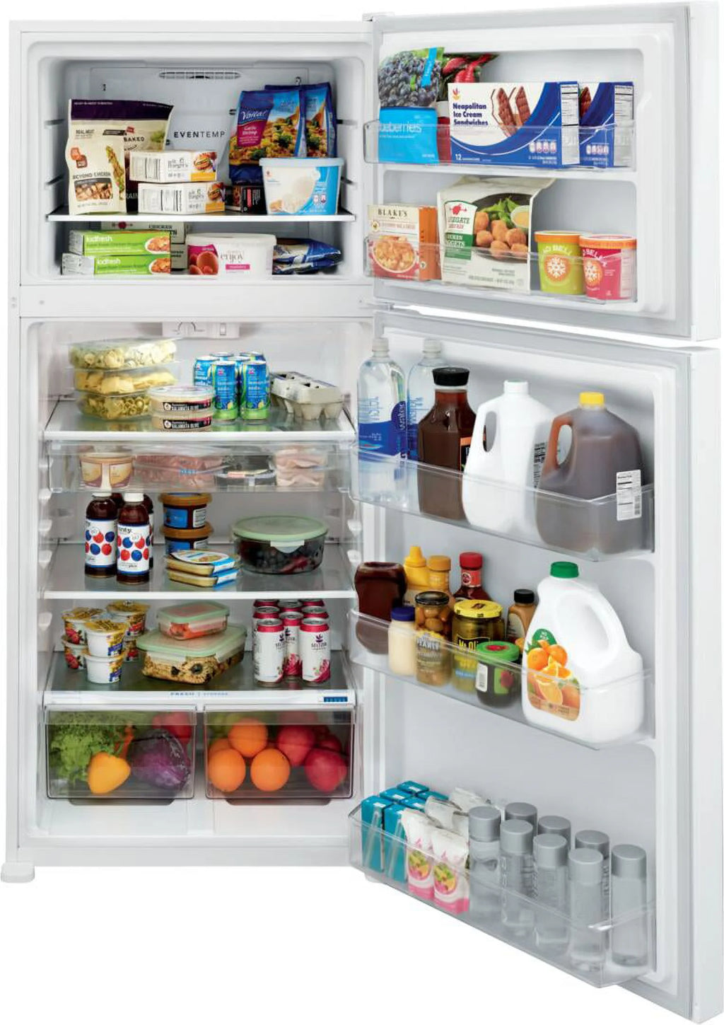 White 20 cu. ft. Top Freezer Refrigerator C6976