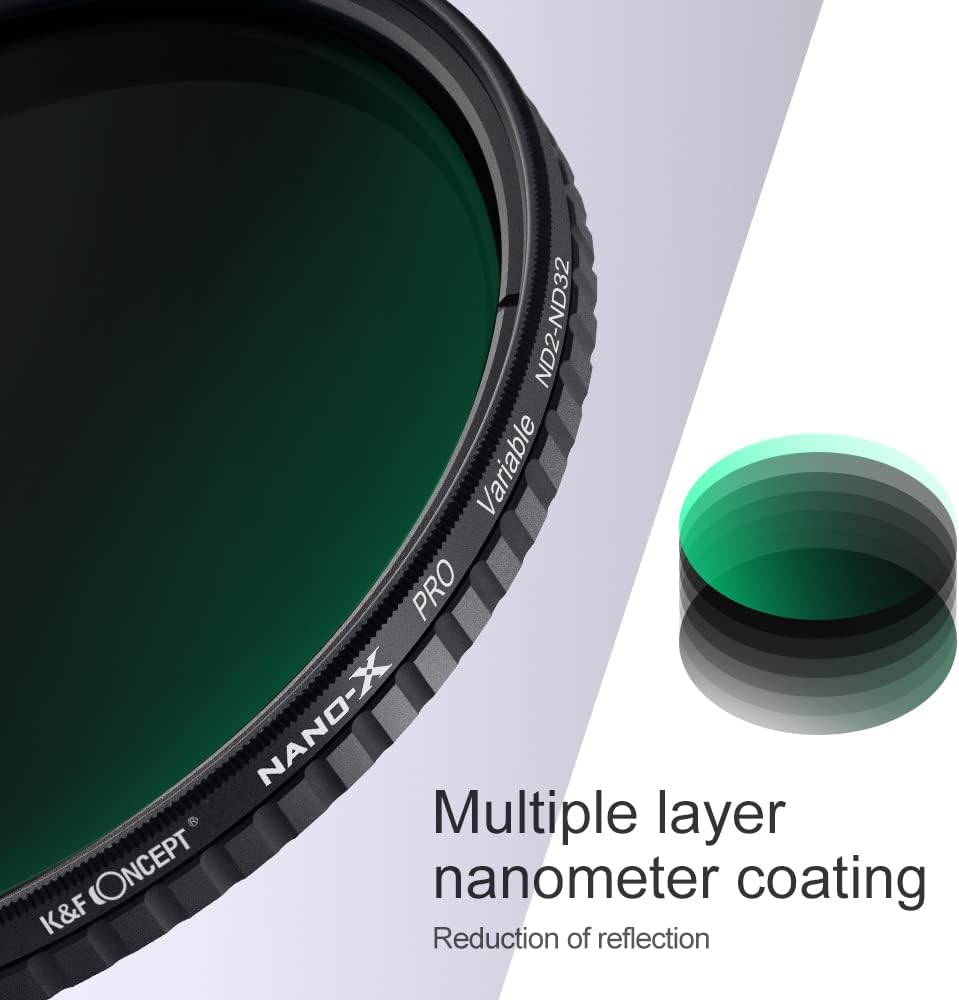 46mm Variable ND2-ND32 Neutral Density Filter J36655
