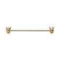 Satin Black Wall Mount Towel Bar I533