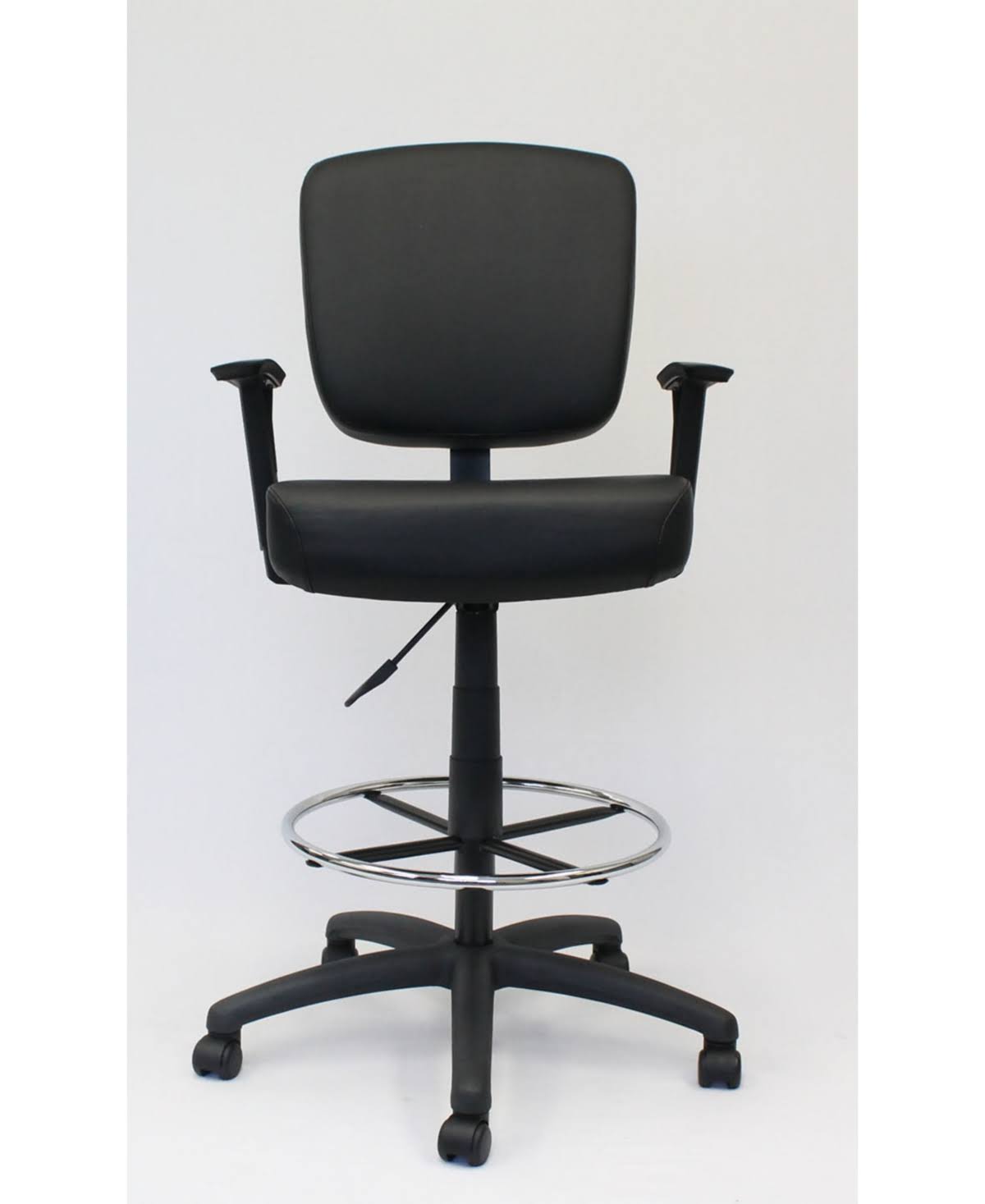 Black Oversized Drafting Stool I727