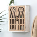 White MDF Wood 2-Door Wall Cabinet C3628