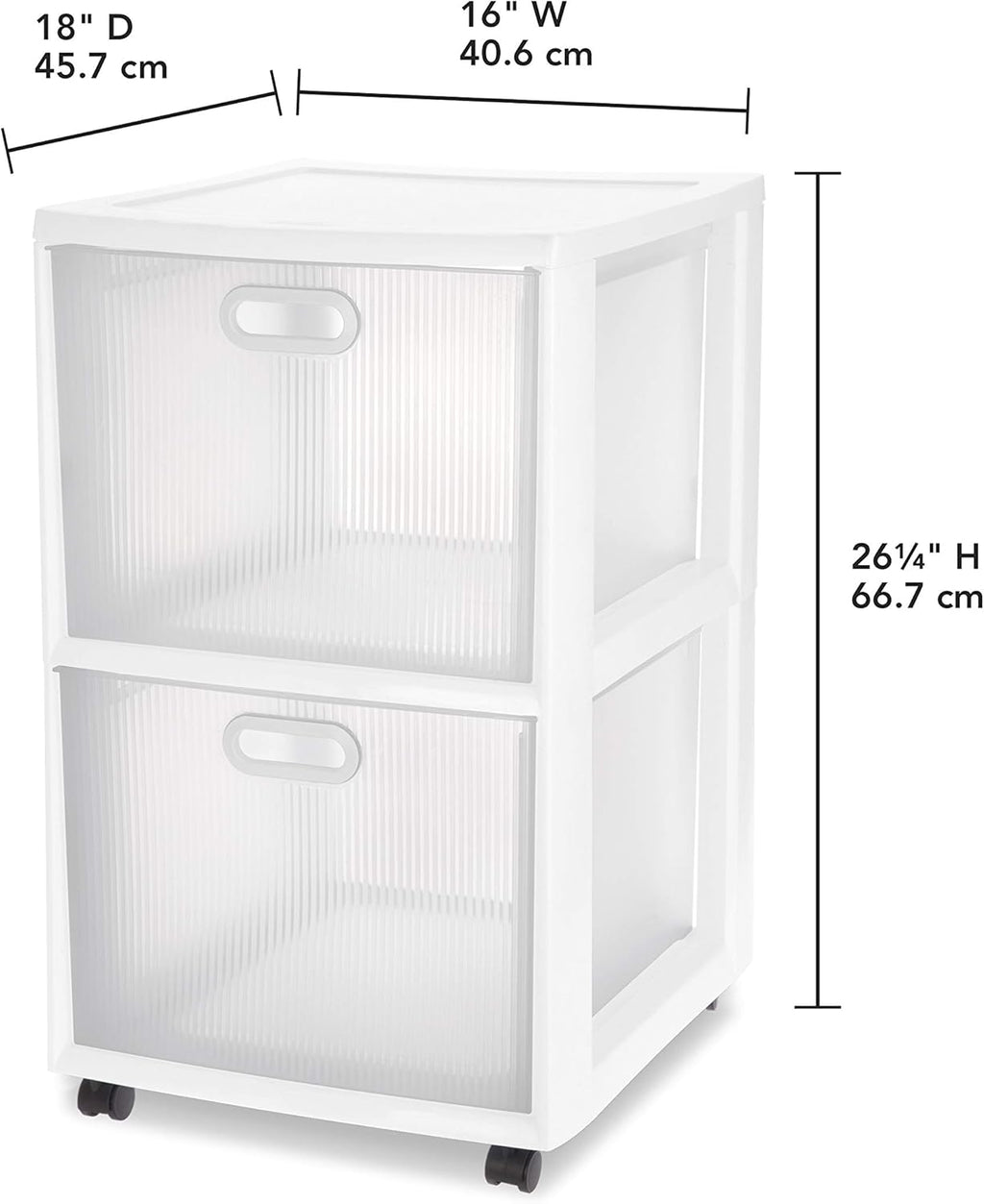 2 Drawer Cart 2-Pack X4570