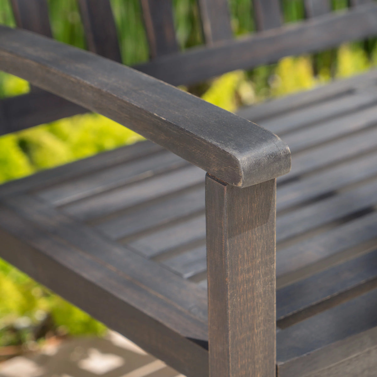 Acacia Wood Bench U7533