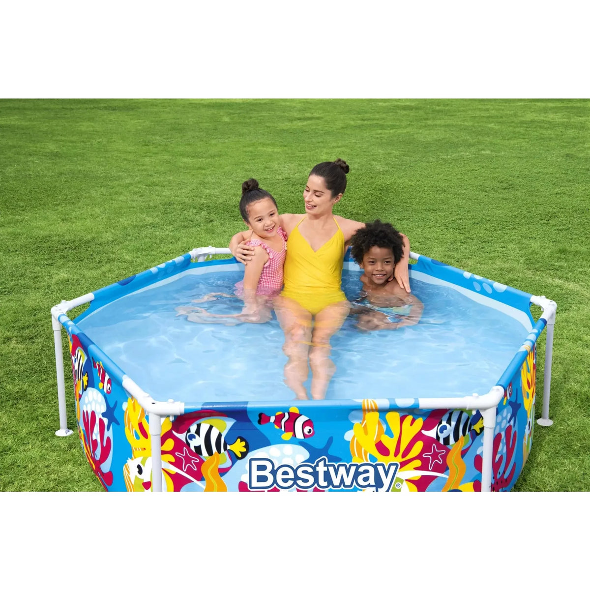 6' x 20 Round Above Ground Swimming Pool with Canopy A1692