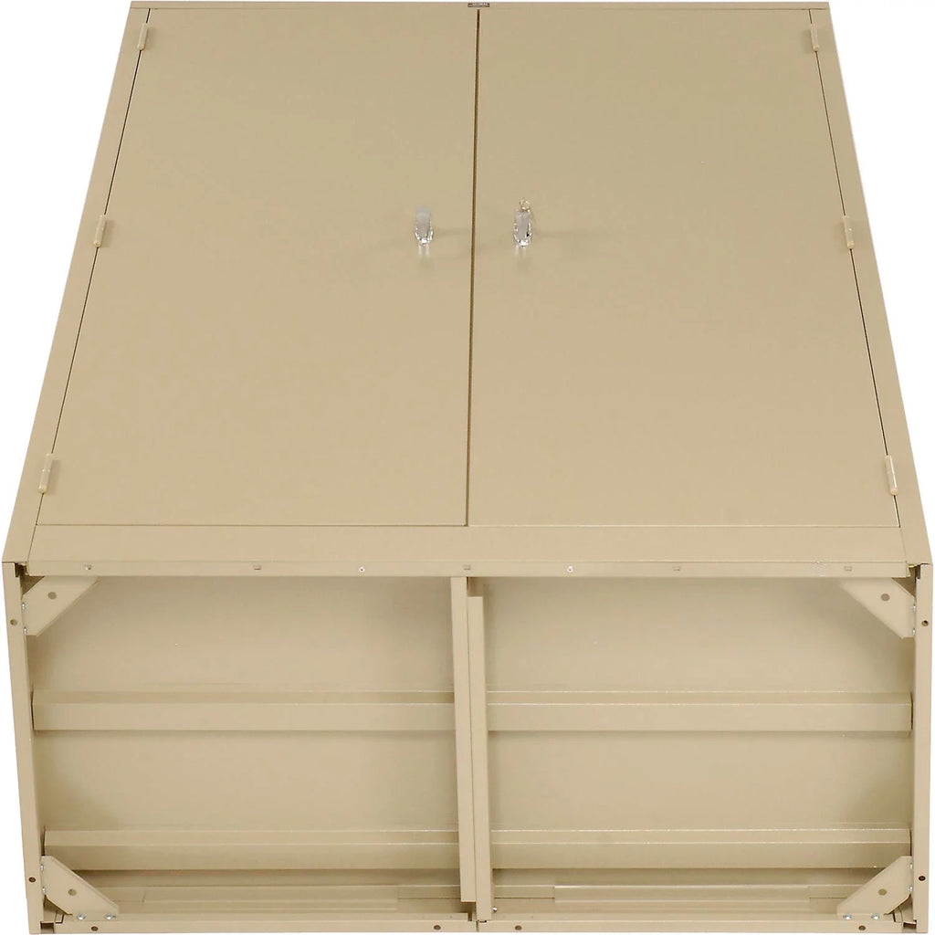 Assembled Storage Cabinet, Tan - 48 x 18 x 78 in. I9837