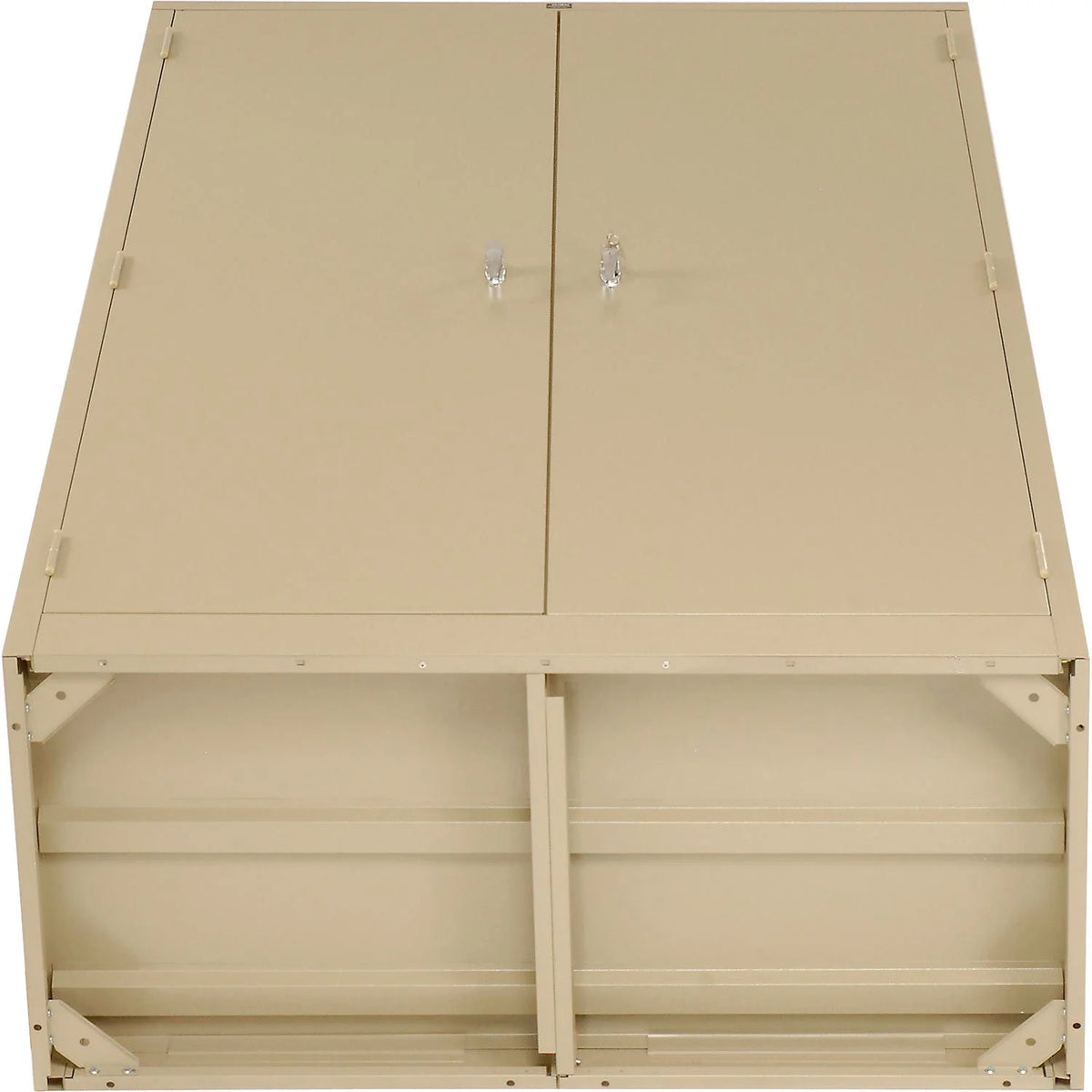 Assembled Storage Cabinet, Tan - 48 x 18 x 78 in. I9837