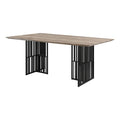 72 Inch Distressed Brown Dining Table E66888