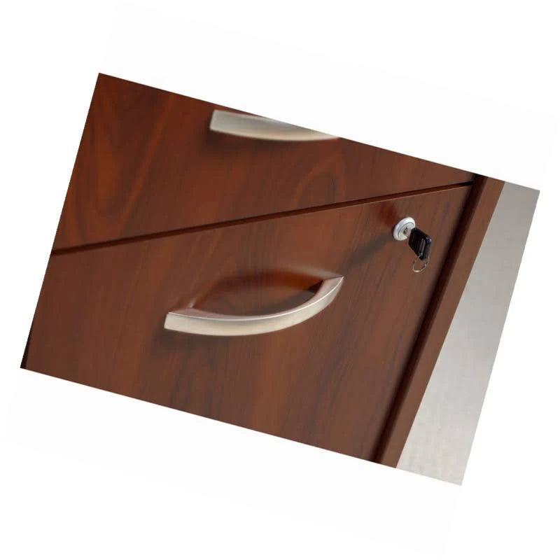 3 Drawer Mobile File Cabinet in Hansen Cherry R9056