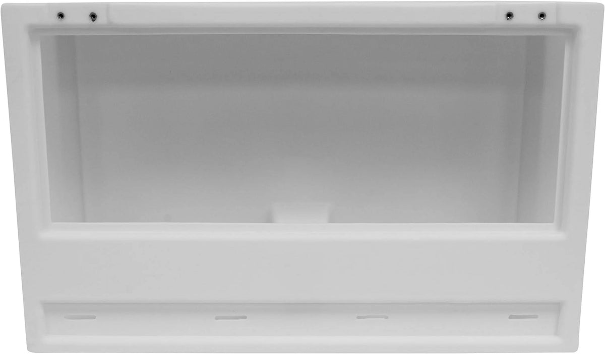 White Pontoon Bench Seat Base F72705