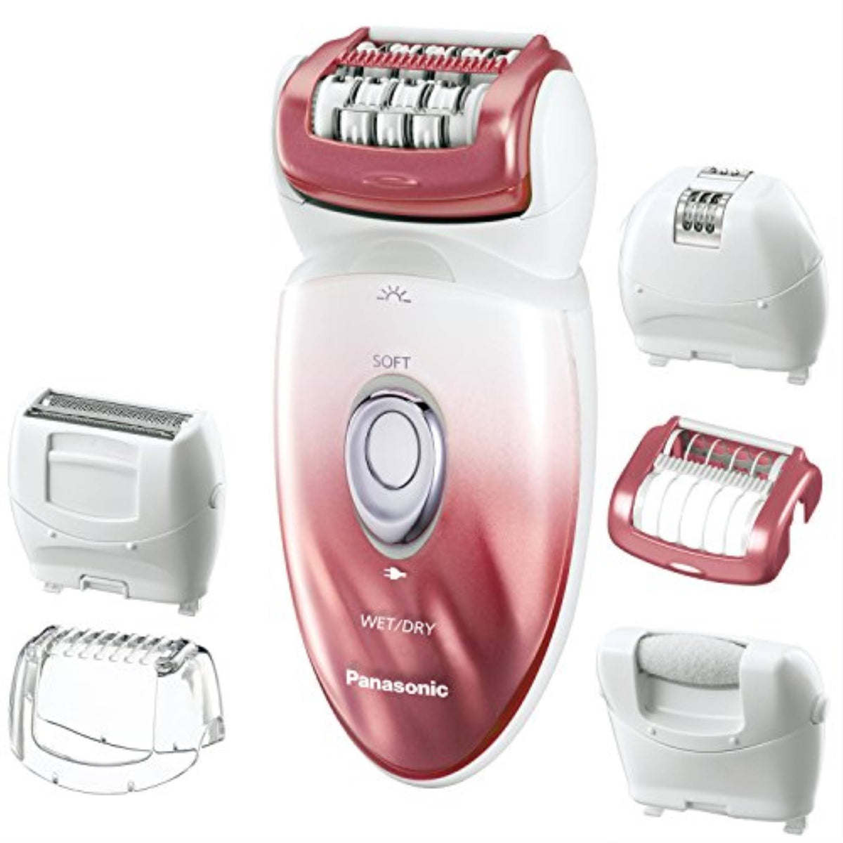Wet/Dry Epilator and Shaver with Six Attachments K699