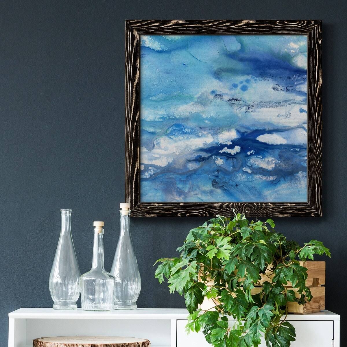 Framed Canvas 20x20 White Y984