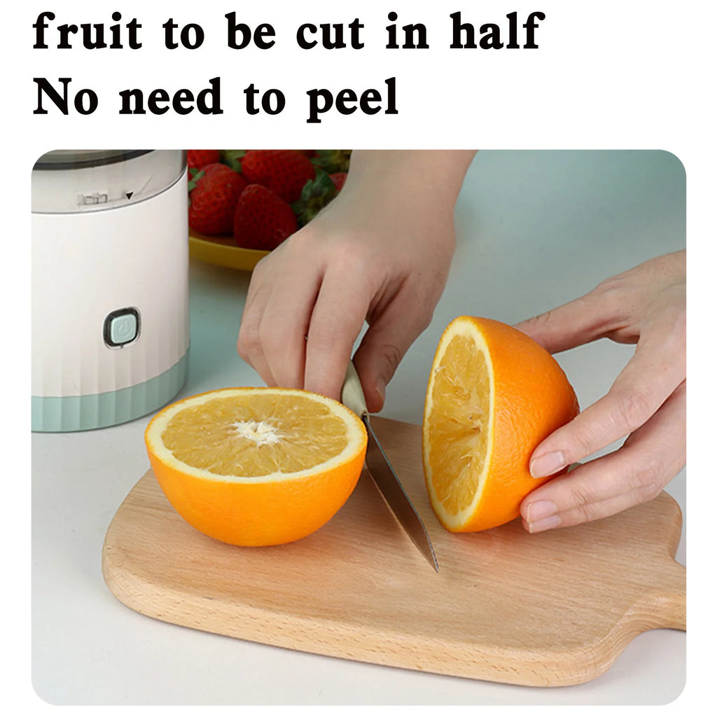 Rechargeable Electric Citrus Juicer with USB and Cleaning Brush B1280