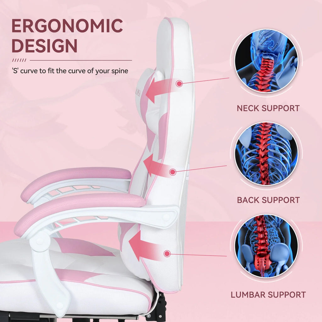 Pink Gaming Chair N1729