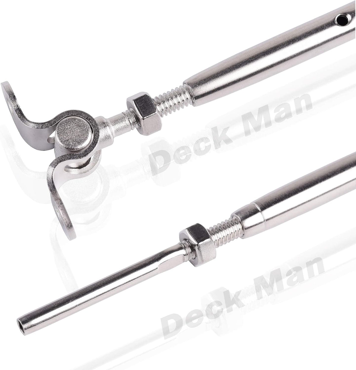 T316 Stainless Steel Adjustable Angle 1/8 Cable Railing Kit Hardware 10 Pack E665987