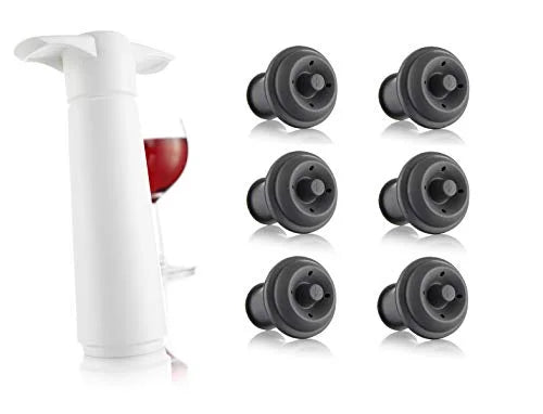 Wine Pump with 6 Vacuum Bottle Stoppers Z90146