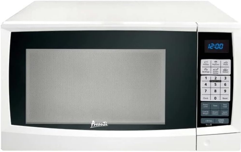White 1.1 Cubic Foot Microwave Oven N6328