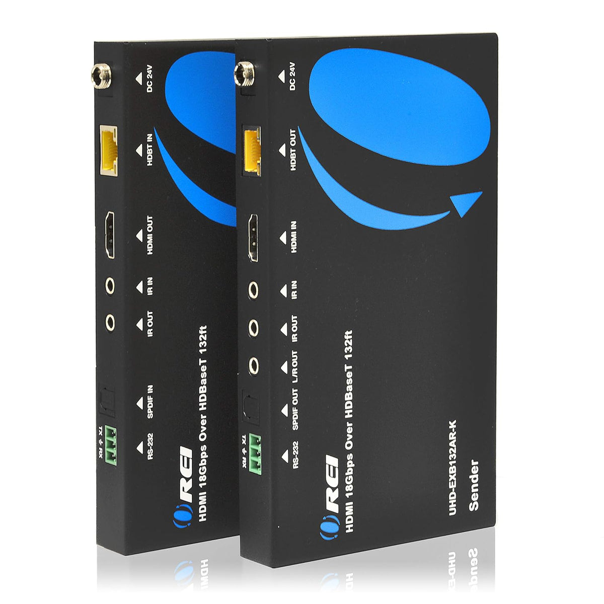 4K HDMI Extender Balun Over Single CAT5e/6/7 Cable Up to 400 Ft N34225
