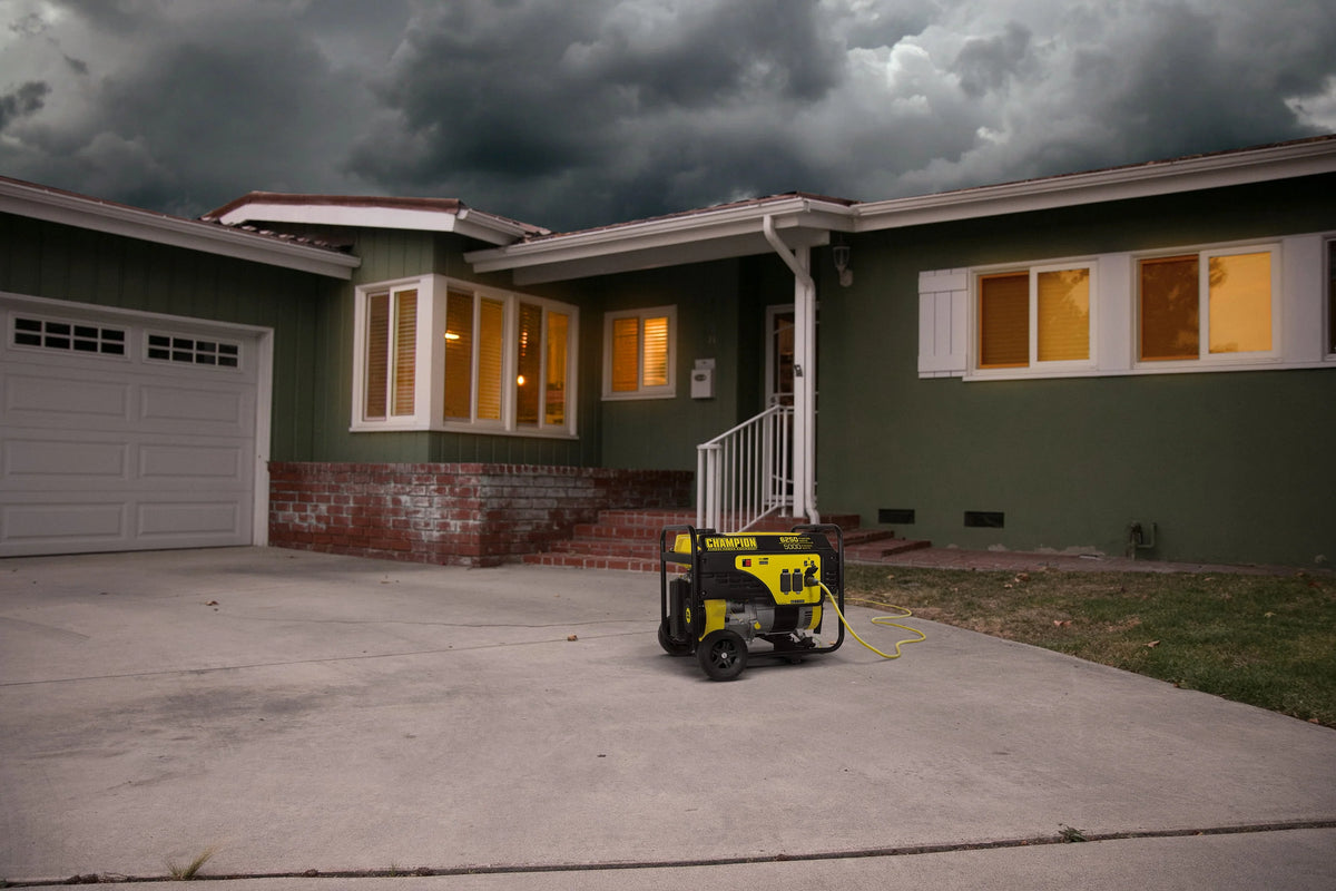 6250/5000 Watts Portable Generator with Wheel Kit S335650