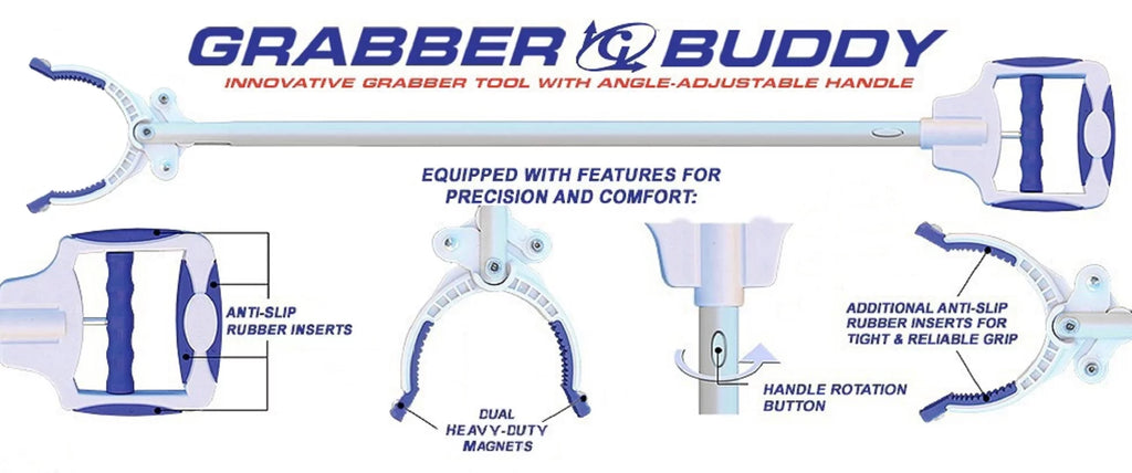 48" Extending Reaching Tool with 2 Heavy-Duty Magnets W914693