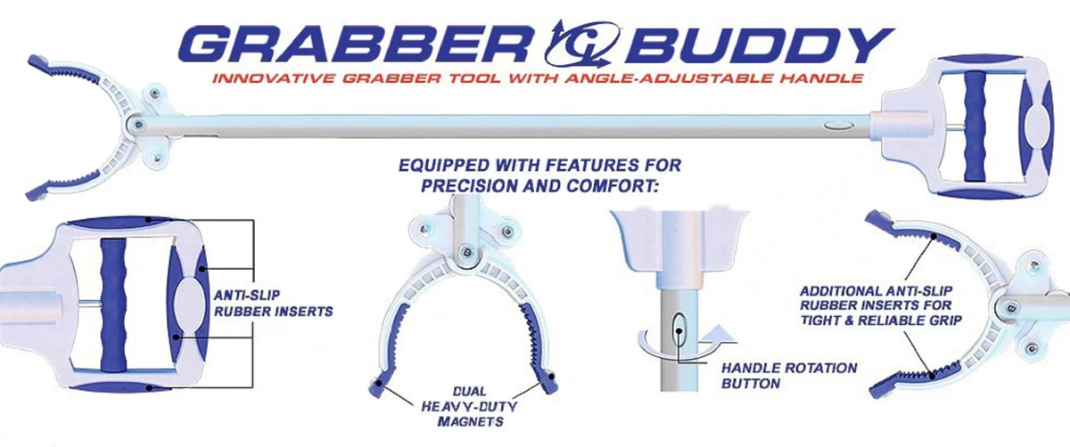 48" Extending Reaching Tool with 2 Heavy-Duty Magnets W914693