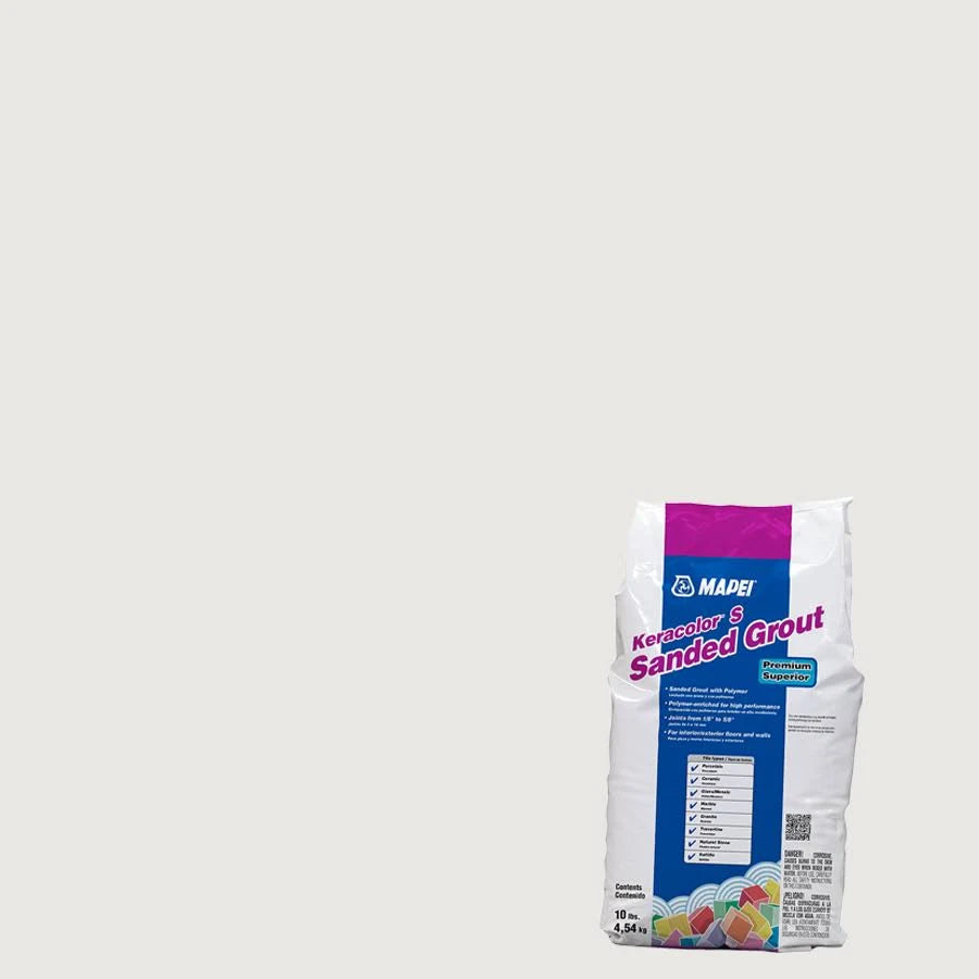 Sanded Grout in White Q8240