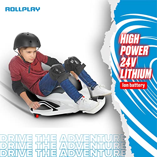 White Electric Ride On Toy with 12V 7AH Rechargeable Battery Q12697