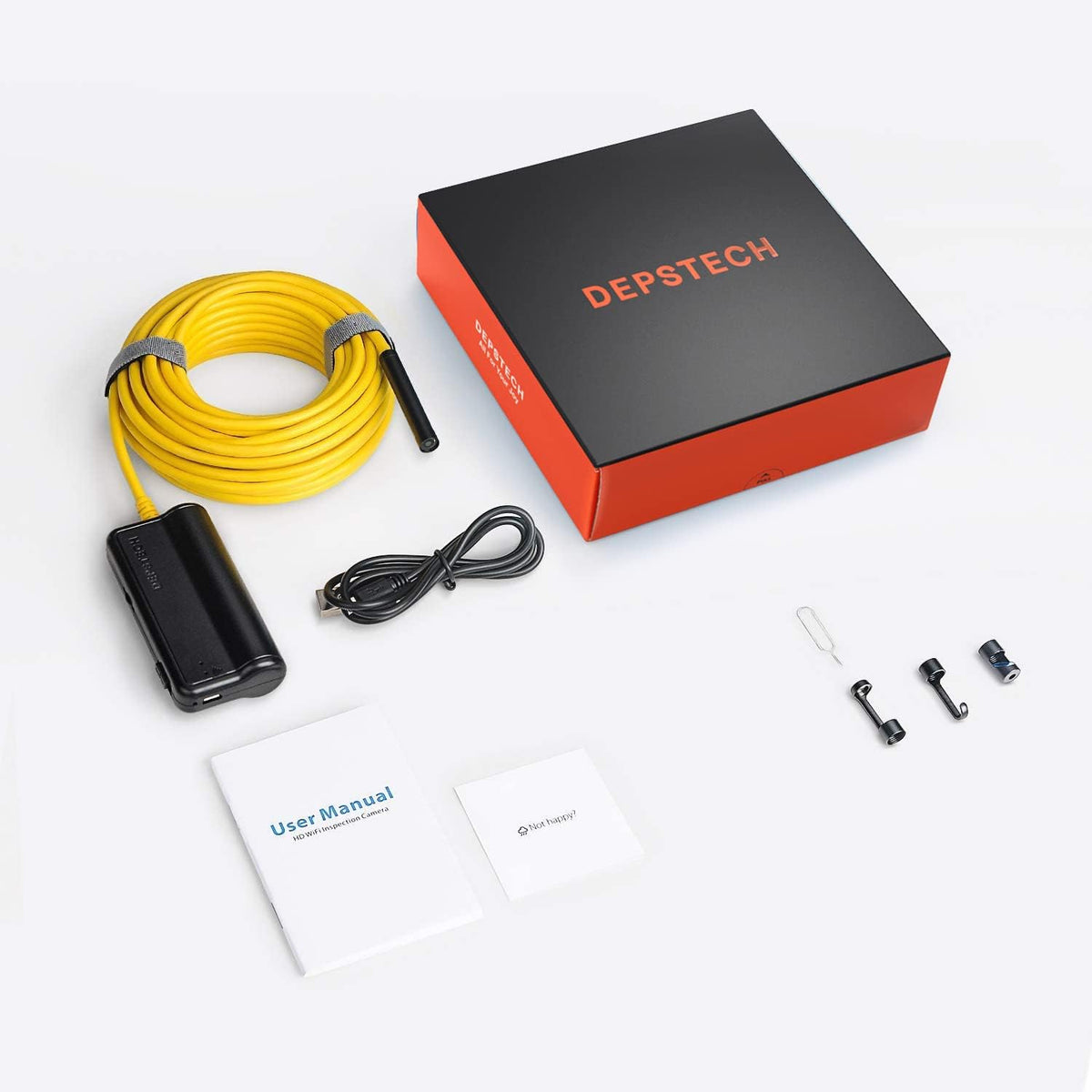 5.0MP HD Wireless Endoscope, Semi-Rigid, 33ft Pack of 2 R7820