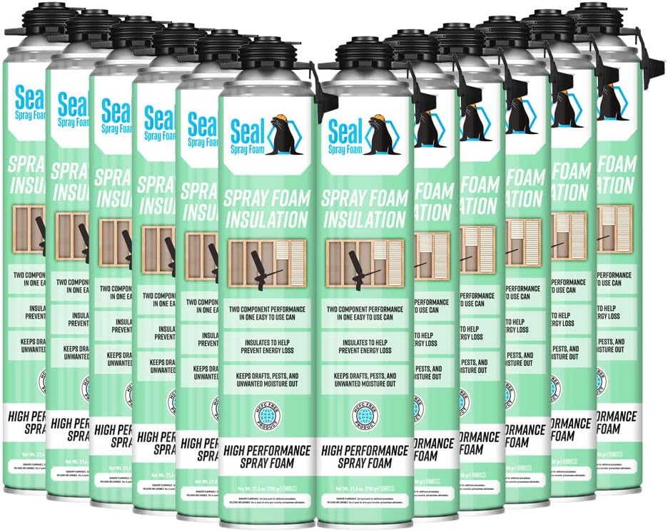 High Performance 80% Plus Closed Cell Insulating Foam Cans (300 Board FT-12 Cans) C943