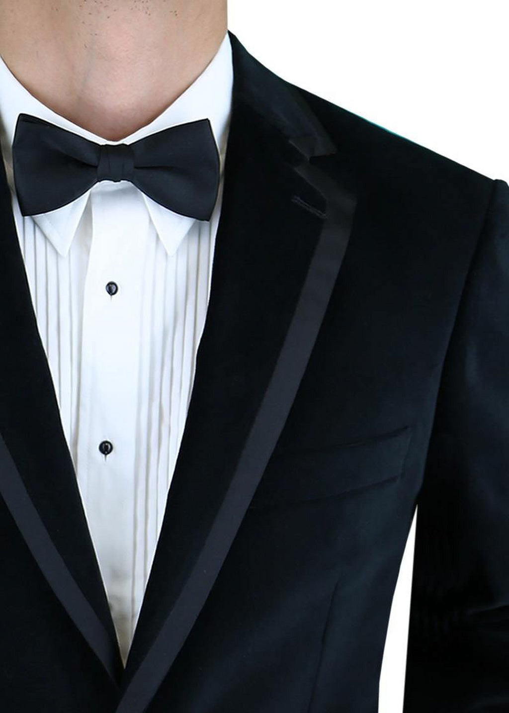 Black Velvet Tuxedo Suit Jacket Y709947
